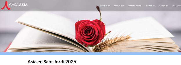 April 23rd, Book Day: Barcelona. Nina Melero invited at Casa Asia.